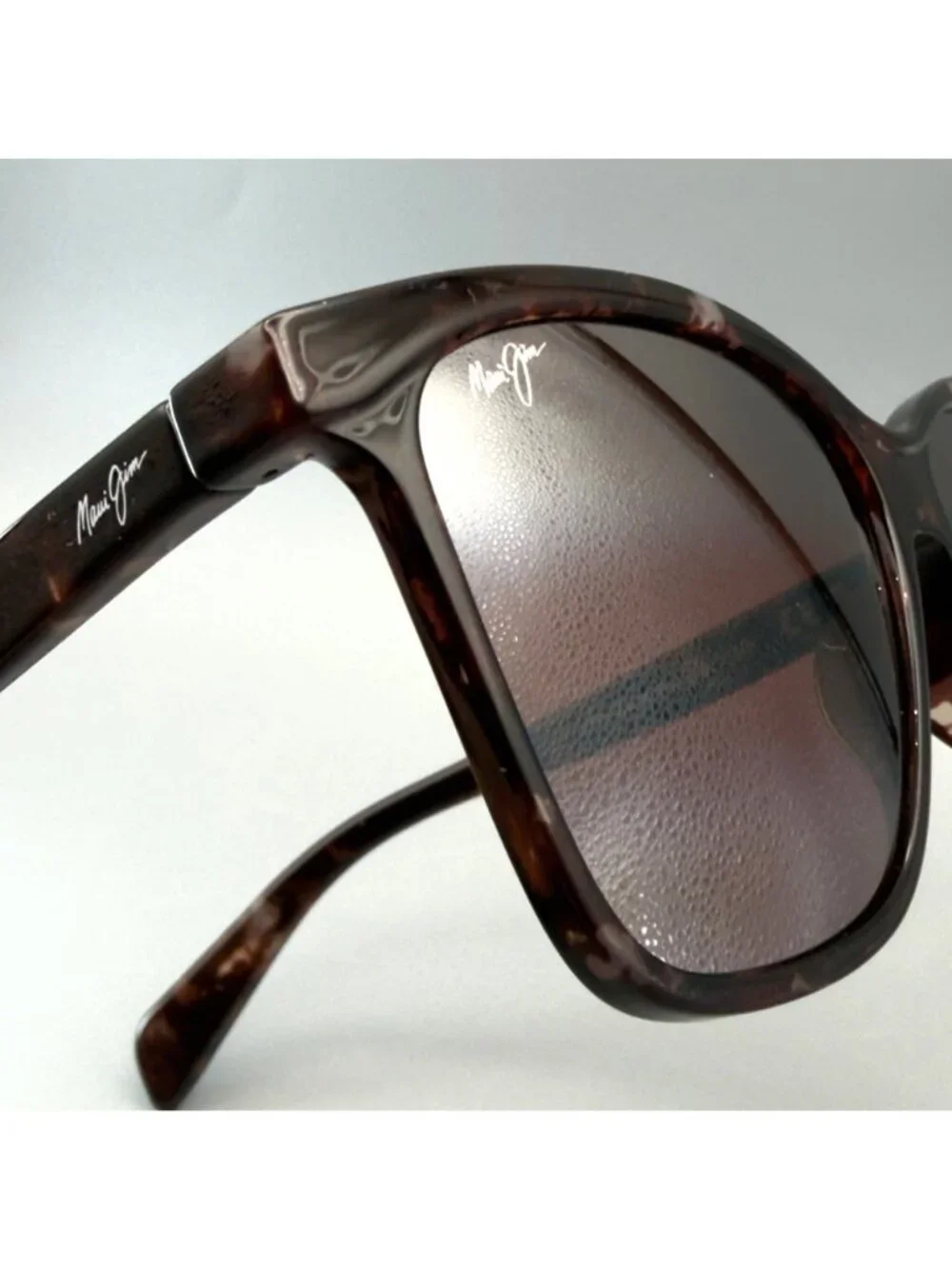 Maui Jim Sunglasses Liquid Sunshine Oversized MJ 601-04 Tortoise Rose 58 14 137